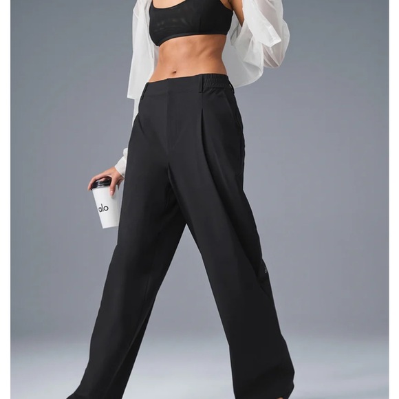 Alo black Pursuit trouser xxs- perfect condition worn twice - Picture 1 of 5